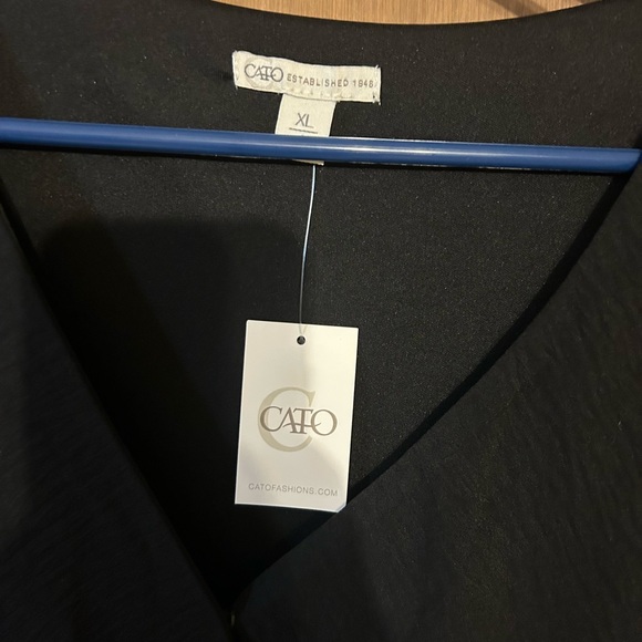 Cato Elegant Black Long Sleeve Dress - Picture 3 of 3